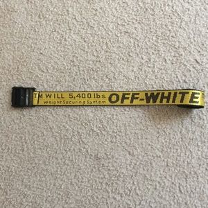 Off White Industrial Belt